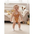 thumbnail image 3 of Cjfdfy Newborn Baby Girl Christmas Outfit Kids Baby Reindeer Costume Deer Romper Dress 0 3 6 9 12 18 24 Months Sleeveless Halter Neck Backless Tulle Bodysuit Antlers Headband Animal Cosplay Costume, 3 of 10