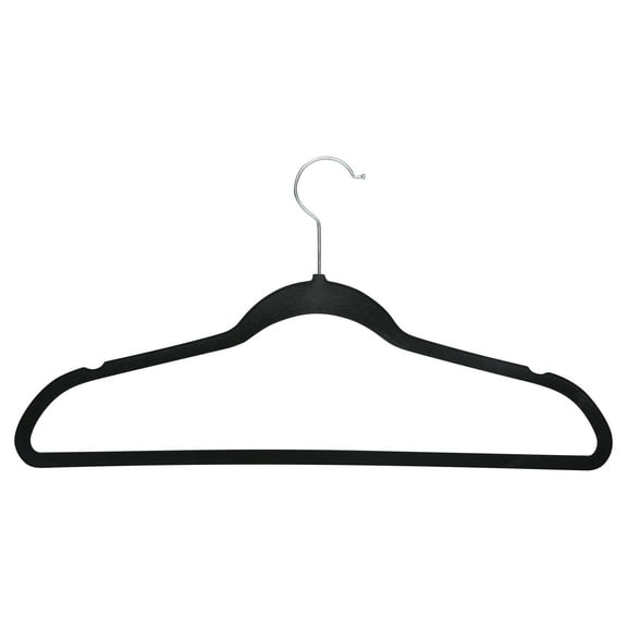 Simplify 10 Count Fabric Metal Clothing Hangers