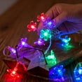thumbnail image 5 of Christmas Thanksgiving Flower-Shaped LED String Lights - Multi-Color Flashing, Outdoor Camping & Xmas Stall Decor, Atmosphere Maker, 5 of 6