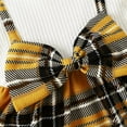 thumbnail image 6 of Hwmodou Baby Girl Clothes Baby Clothing Girls Plaid Spring Summer Fall Bowknot Short Sleeve Princess Dress Clothes Winter Girl Clothing, 6 of 7