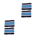 thumbnail image 3 of Naiovety Cycling Beam Pants Strap Three-color Striped Elastic Riding Self-adhesive Bike Safety High Bands Outdoor Belt Ankle Protection 28.5x7.5x1cm 2Conjunto, 3 of 6