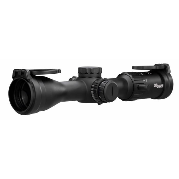 SIG SAUER Whiskey4 2.5-10x42mm Rifle Scope, 30mm Tube, Second Focal Plane, Quadp
