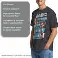 thumbnail image 6 of Men's Nintendo Father's Day Mario Dad Qualities Graphic Tee Black 2X Large, 6 of 9