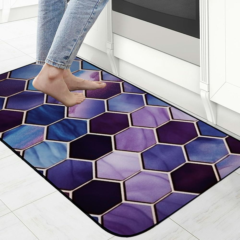 Qinduosi Decorative Door Mat, Door Mat with Non-Slip Rubber Backing, Easy Cleaning, Traps Dirt, for Entry, Patio, Garage 19.68*47.24 in