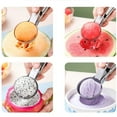 Tiitstoy Ice Cream Scoop，Nonstick AntiFreeze One Piece Aluminum
