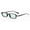 Green, variant on ALWAYSUV Retro Rectangle Sunglasses for Women Men Trendy Vintage Small 90s Fashion Square TR Frame UV Protection Sunglasses (Tortoise Frame/Black Lens)