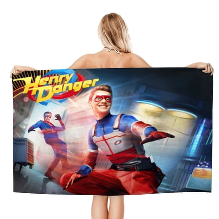 henry danger Gifts Beach Towel for Women Girl Birthday Inspired Fan Bath Outdoor Music Lover
