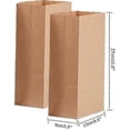 thumbnail image 2 of 100 X Brown Paper Bags, Large Kraft Paper Bags With Bottom, Gift Bags For, 2 of 5