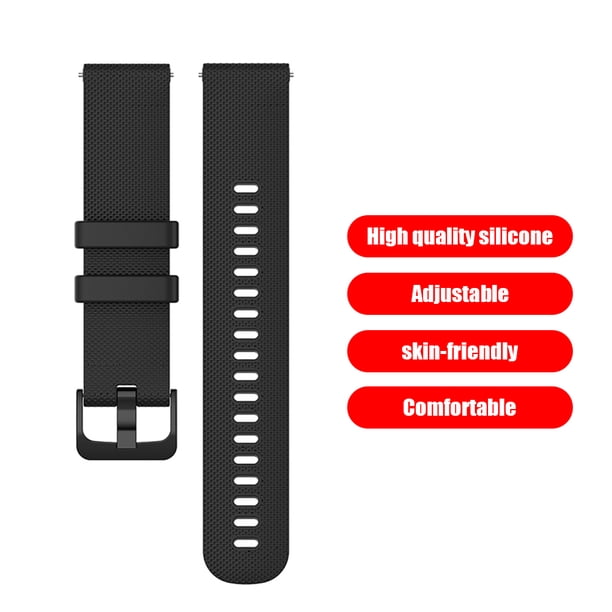 22mm Unisex Silicone Wrist Band Wear-resistant Adjustable Replacement Smartwatch Bracelet Strap for Polar Vantage M