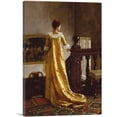 thumbnail image 1 of ARTCANVAS Who Loves Me Follows Me 1891 Canvas Art Print by Edmund Blair Leighton - Size: 18" x 12" (0.75" Deep), 1 of 9