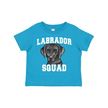 

Inktastic Dog Labrador Squad Gift Toddler Boy or Toddler Girl T-Shirt