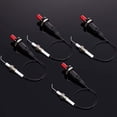 thumbnail image 2 of 4 Pieces Propane Push-Type Piezo Igniter Kit with Threaded Ceramic Electrode Ignition Plug Wire 30 cm for Gas Grill, 2 of 7