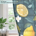 thumbnail image 4 of Yayeee Window Curtains Set of 2 for Living Room Light Filtering 63"x42", Green Lemons, 4 of 7