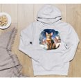 thumbnail image 5 of Hello Winter Abyssinian Welcome Snowy Night Watercolor Vintage Hoodie Unisex Merch Hoodies Cat Lover Kitten Owner Gifts - 01011, 5 of 6