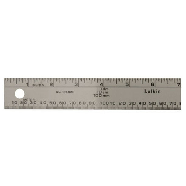 Lufkin 393/8, English Measure Meter Stick, Aluminum, 1261ME Walmart