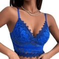 thumbnail image 7 of Mittory Women’s Sexy Lace Camisole Guipure Lace Crop Top Half Cami Bralette Spaghetti Strap Lace Adjustable Straps, 7 of 7
