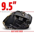 thumbnail image 3 of Franklin Sports Meshtek Kids Teeball Glove + Ball Set, 9.5 in, Black/Gold, Right Hand Throw, 3 of 7