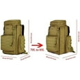 thumbnail image 2 of Collector88 Hiking Backpack 70L Large 85L Tactical Backpack MOLLE Military Trekking Backpack, black, 2 of 5