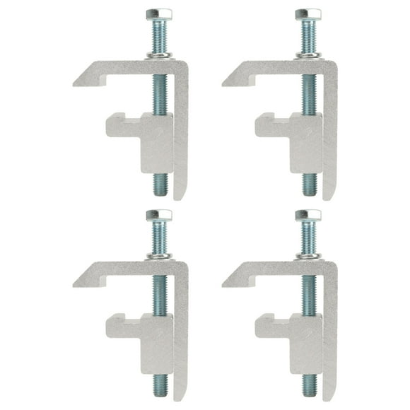 Truck Cap Topper Track System Clamp, Truck Cap Topper Track Mounting Clamp P-AC-04N Simple Installation Secure Grip for Tacoma