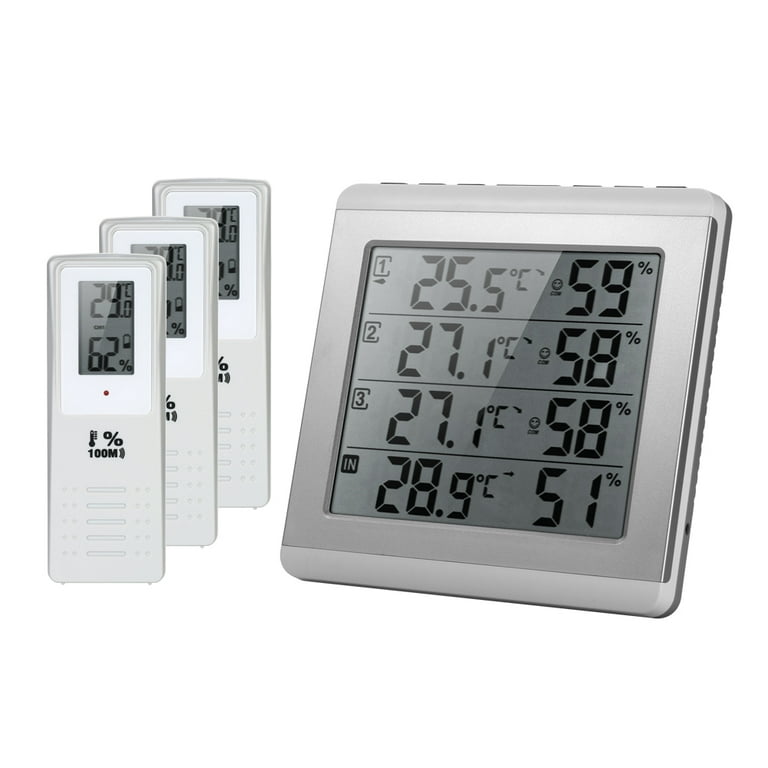 Wireless Indoor/Outdoor Thermometer and Indoor Hygrometer, 1