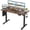 Brown-48x24in, variant on HomePerch Electric Standing Desk 40x24, Walnut Adjustable Height Sit Stand Desk with Memory Presets, Ergonomic Splice Board Workstation for Home Office and Computer Use