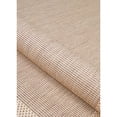 thumbnail image 3 of Couristan 2.25' x 11.75' Bordered Indoor Outdoor Area Throw Rug Runner - Beige and Brown, 3 of 5