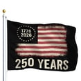 thumbnail image 4 of 250Th Anniversary American Flag Decorative Banner, Single-Sided Flag, Patriotic Us Flag Decoration For Outdoor Indoor Display, 1776-2026 Commemorative Us Flag, Red & White, 4 of 7