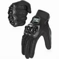 thumbnail image 2 of Motorcycle Gloves For Men And Women, Summer Breathable Mesh Gloves With Hard Knuckle Protection, Touchscreen Compatible Fingertips, Adjustable Wrist Strap For Riding, Cycling, Outdoor, 2 of 7