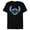 Black, variant on Lilo & Stitch Experiment 626 Smiling Big Face Costume - Short Sleeve Blended T-Shirt for Adults - Customized-Purple