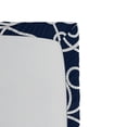 thumbnail image 3 of Ambesonne Navy Fitted Sheet 2 Pcs Set, Tangled Ocean Marine Theme, King, Navy Blue and White, 3 of 3