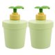 thumbnail image 1 of Botella con bomba para líquidos, 2 unidades, 400 ml, dispensador de jabón rellenable para baño, champú, loción, envase de viaje, botella vacía de loción, 1 of 7