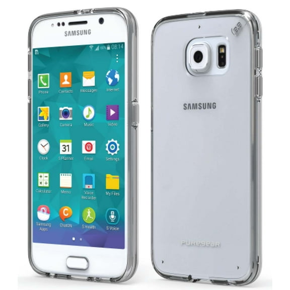 PUREGEAR SLIM SHELL CLEAR CASE HARD COVER FOR SAMSUNG GALAXY S6, SM-G920