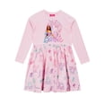 thumbnail image 1 of Vestido Barbie de manga corta con unicornio para patinadora rosa para niñas 4, 1 of 7