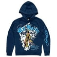 thumbnail image 2 of Ed Hardy Men's Hoodie Dagger Snake Fleece Pullover Sweatshirt (Large, Navy), 2 of 3