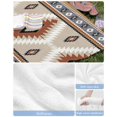 thumbnail image 6 of Brown Gray Boho Beach Towels Oversized Super Absorbent, Southwestern Ethnic Abstract Geometric Lightweight Bath Towel Quick Dry Sets For Bathroom/Pool/Rv Camping/Beach Play/Gym Room/Picnic 31"x62", 6 of 8