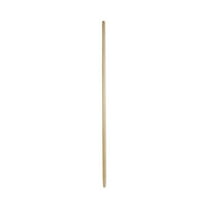 Boardwalk BWK125 1/1/8 in. x 60 in. Tapered End Lacquered Hardwood Broom Handle - Natural