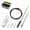 Color：Silver, variant on Bike Internal Cable Routing Kit Bicycles Internal Cable Routing Tool for Bicycle Frame Shift Hydraulic Wire Shifter