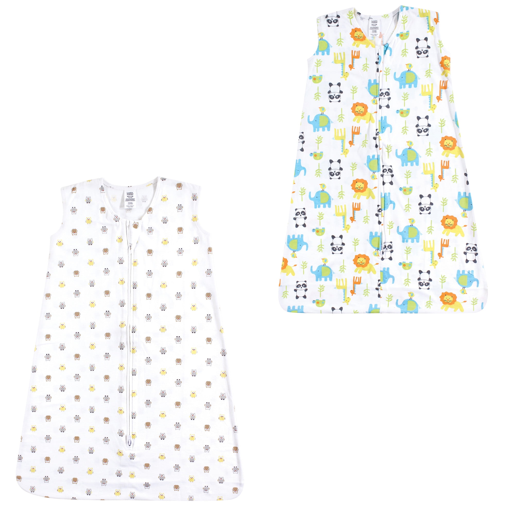 Luvable Friends Unisex-Baby Infant Soft Muslin or Jersey Safe Sleep Wearable Sleeping Bag