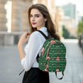 thumbnail image 6 of FORMRS Mini Backpack Purse for Women Travel Daypack Casual Shoulder Bag, Green Christmas Trees, 6 of 7