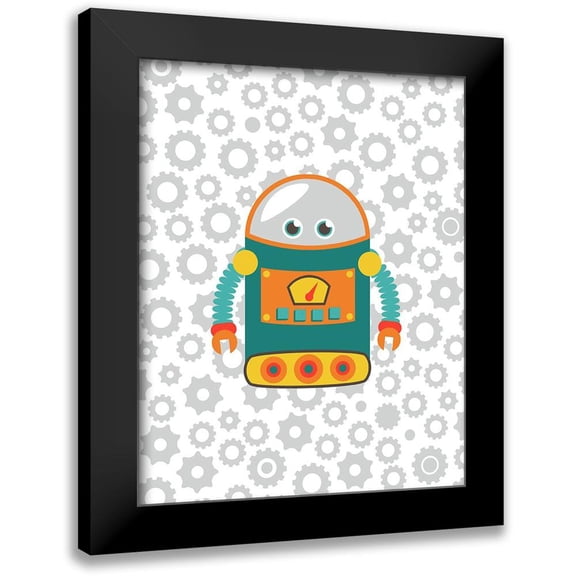 Robinson, Tamara 12x14 Black Modern Framed Museum Art Print Titled - Robot II