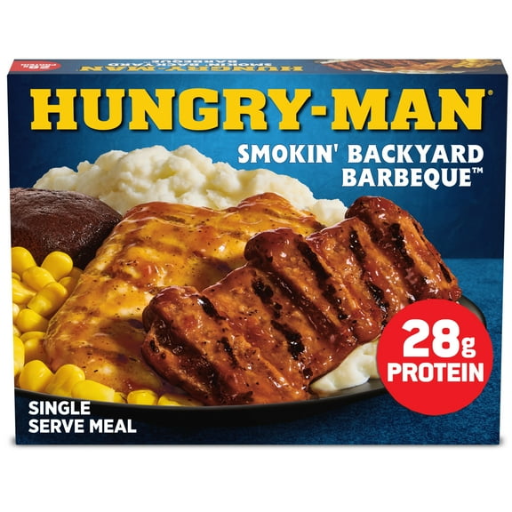 Hungry-Man Smokin' Backyard Barbeque, Frozen Meal, 15.25 oz (Frozen)