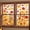 B, variant on Thanksgiving Maple Leaf Window Cling, 6 Pack Static Cling Turkey Decorative Window Sticker for Glass, Reusable Waterproof Fall Holiday Decor, 8x12 Inch