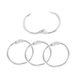 thumbnail image 4 of 30mm Openable Dia Metal Spring O-Ring Loose Leaf Binder Ring Silver Tone 50 Pcs, 4 of 5