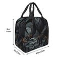 thumbnail image 3 of Honeii Full Moon Black Dragon Print Lunch Bag Women, Lunch Box Lunch Bag for Women Adult Men, Small Leakproof Cute Lunch Tote Large Capacity Reusable, 3 of 8