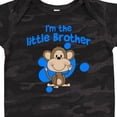 thumbnail image 4 of Inktastic I'm the Little Brother with Cute Monkey Boys Baby Bodysuit, 4 of 5