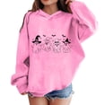 thumbnail image 2 of Hellosay Halloween Clothes for Teen Ghost Witch Holiday Tops Hooded Pullover Festival Tops Winter Happy Funny Streetwear, 2 of 6