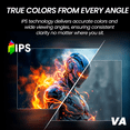 thumbnail image 3 of Suevery 24" 200Hz Gaming Monitor,IPS Panel,FHD Computer Monitor, Built-in Speakers, 120% sRGB, FreeSync, Black, 3 of 9
