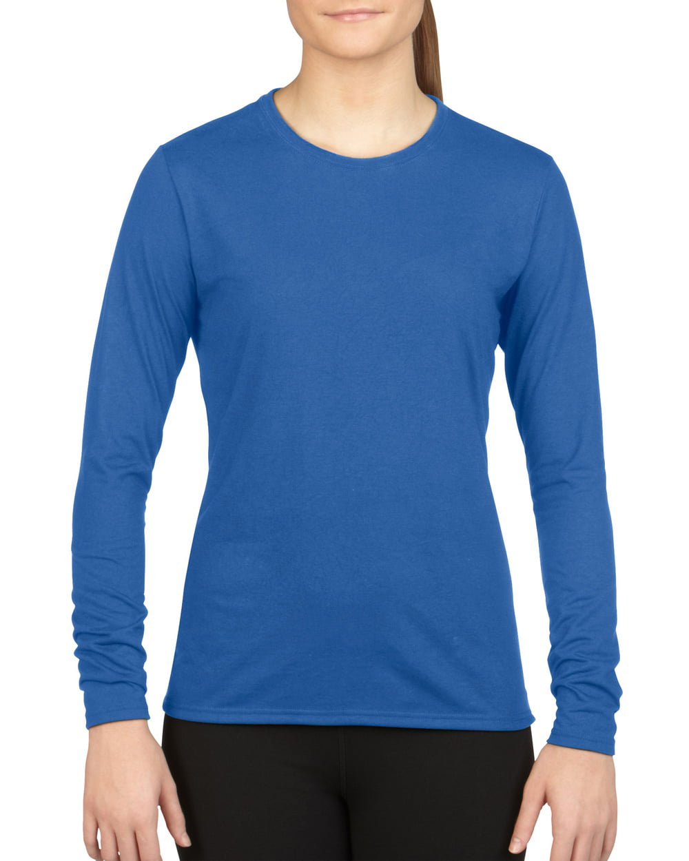 Gildan Ladies' Performance® Long-Sleeve T-Shirt - ROYAL - 2XL - Walmart.com