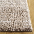 thumbnail image 4 of SAFAVIEH Rumi Barrett Striped Polyester Shag Area Rug, Beige/Ivory, 5'3" x 7'6", 4 of 8