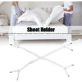 thumbnail image 3 of Bed Sheet Straps,Bed Sheet Holder Corner Straps, Adjustable Bed Sheet Holder Straps, Fitted Sheet Clips Elastic Band, Sheet Fasteners Suspenders Black for Home (WHITE), Bed Sheet Straps,Bed Sheet, 3 of 5